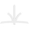 Ekena Millwork Davenport Architectural Grade PVC Gable Bracket, 96"W x 64"H x 2"D x 6"F, 16/12 Pitch GBP096X64X0206DAV00 - alternate 5